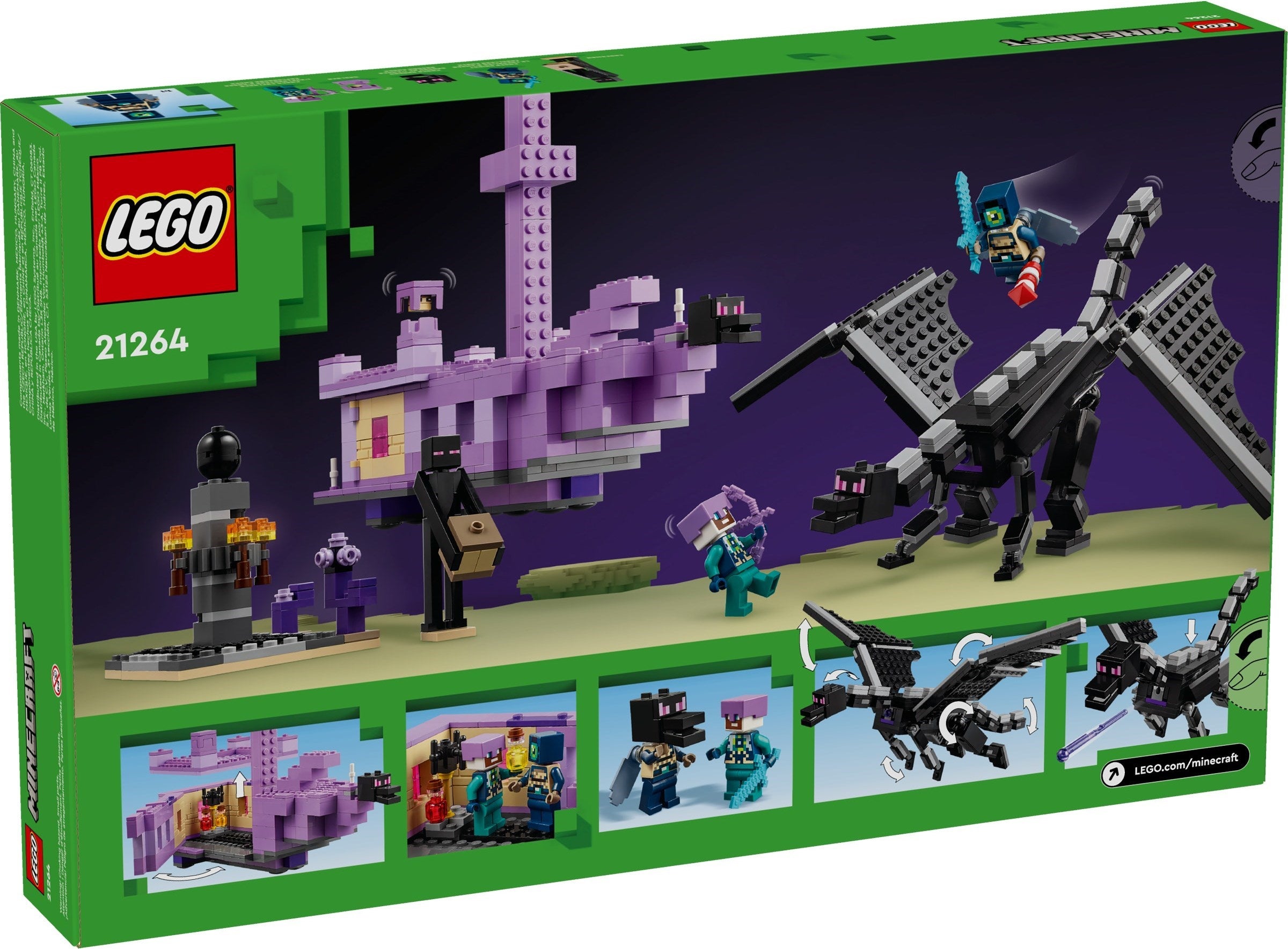 LEGO Minecraft Der Enderdrache und das Endschiff 21264