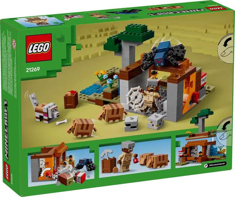 LEGO Minecraft™ Die Expedition zur Gürteltiermine 21269