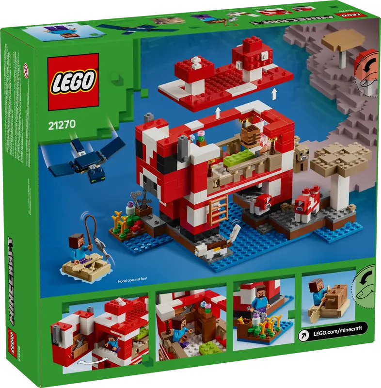 LEGO Minecraft™ Das Pilzkuh-Haus 21270