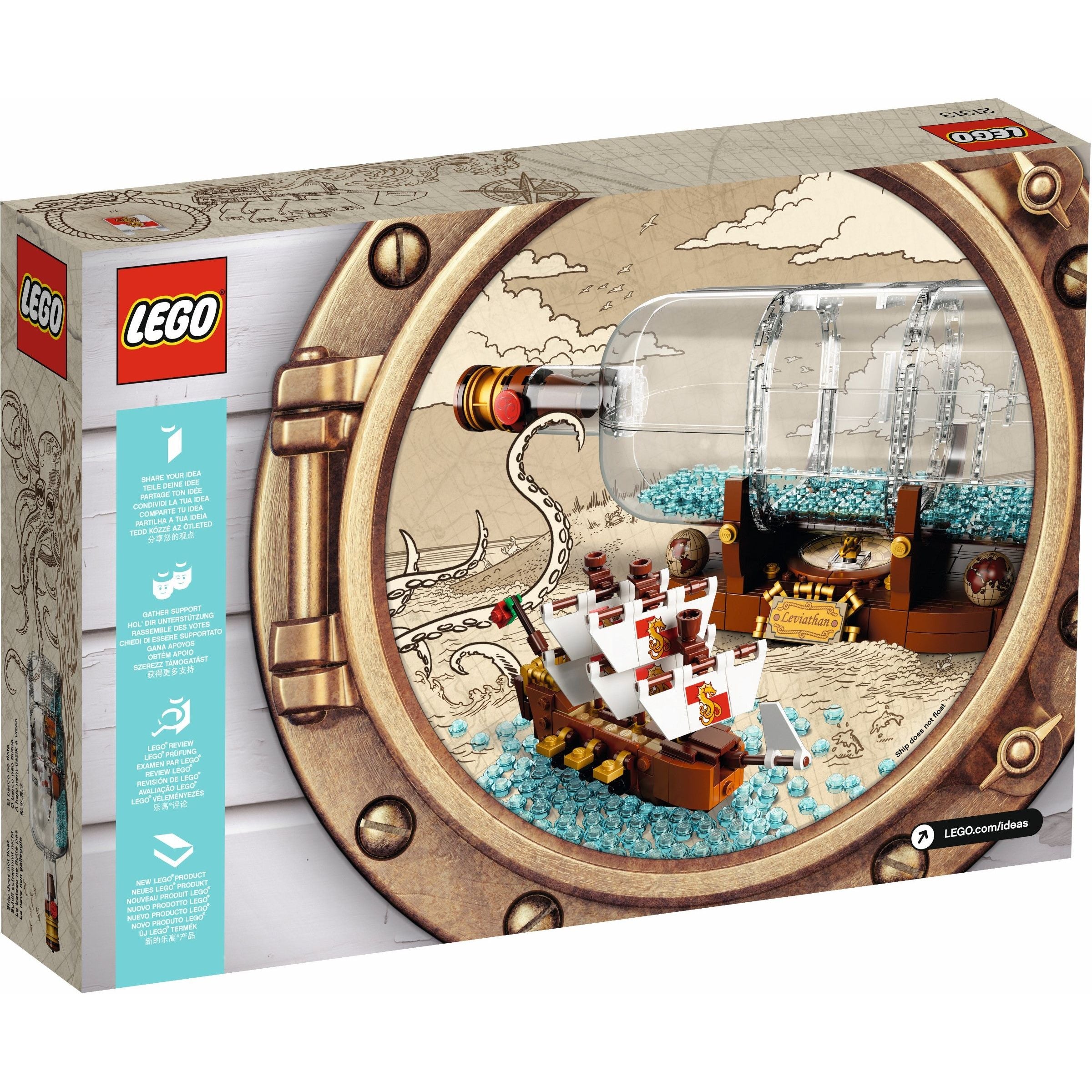 LEGO Ideas Schiff in der Flasche 21313