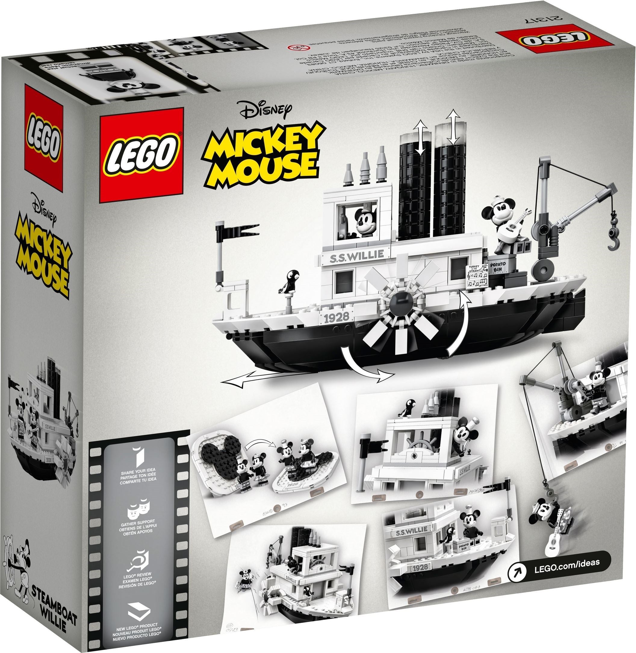 LEGO Ideas Steamboat Willie 21317