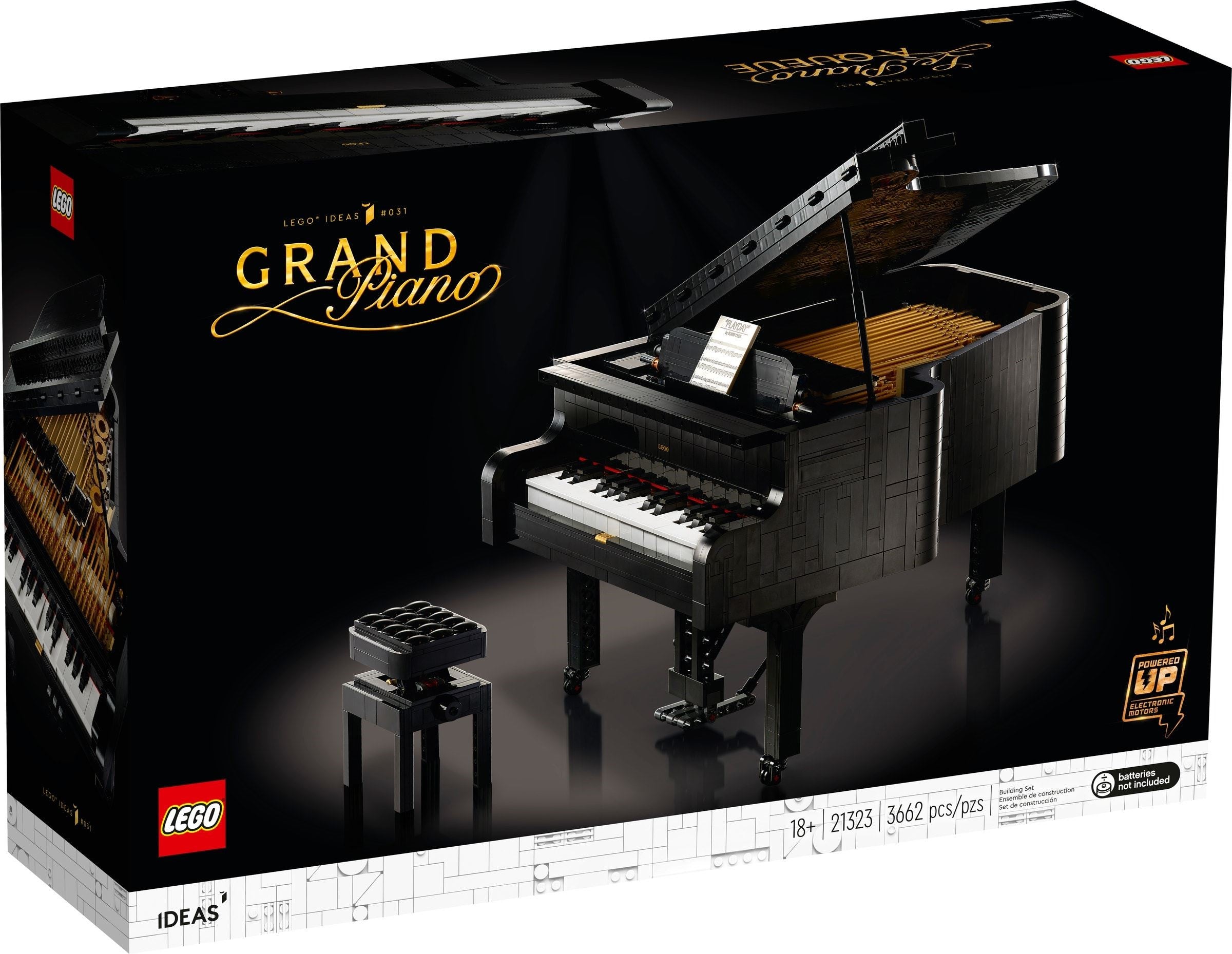 LEGO Ideas Piano à queue de concert 21323