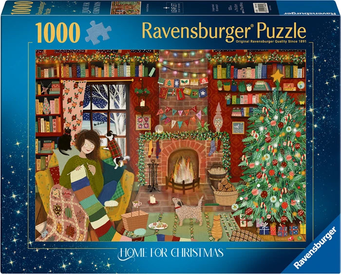 Ravensburger Puzzle Besinnliche Weihnachten zu Hause 1000 Teile