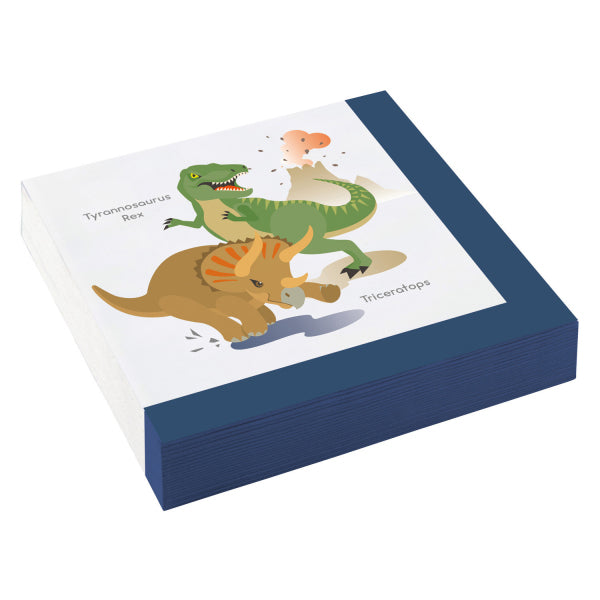 Riethmueller 20 Servietten Happy Dinosaur 33 x 33cm