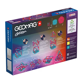 Geomag Panels GREEN line GLITTER 60 Teile