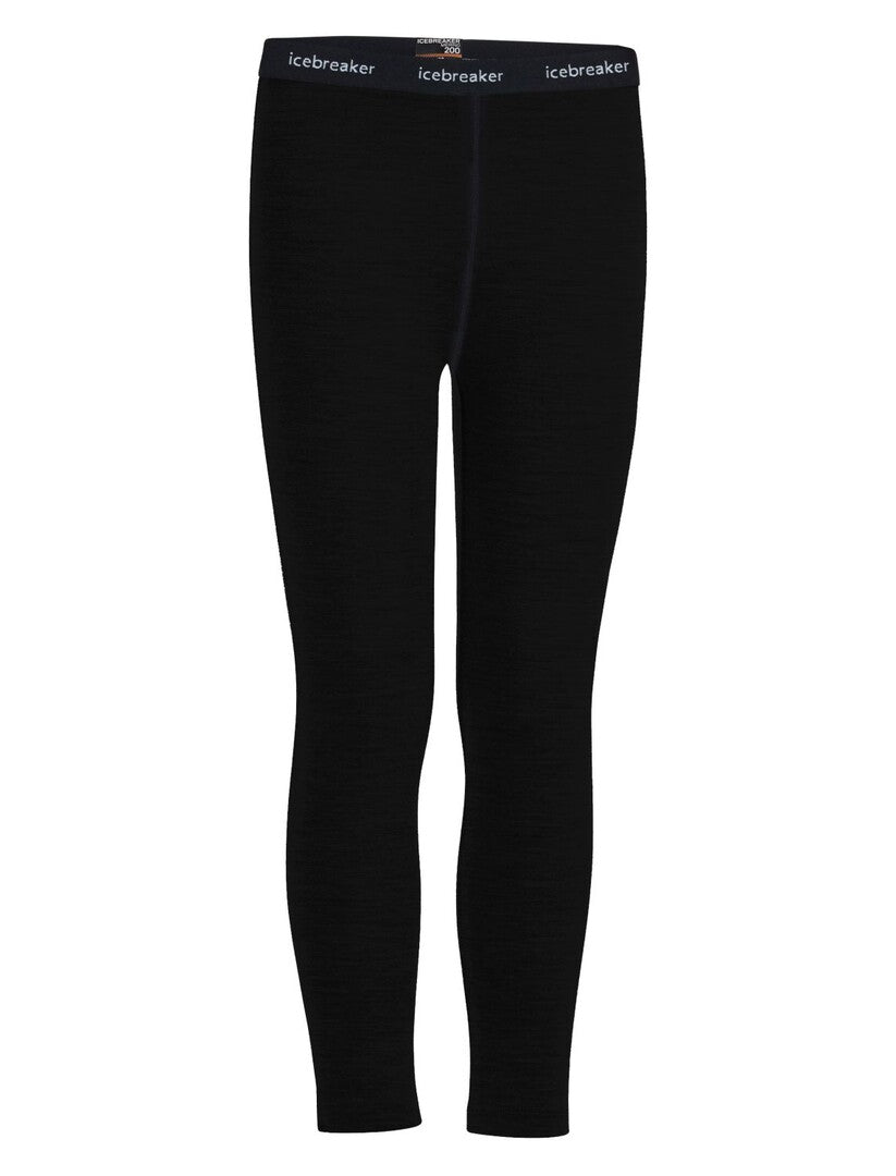 Icebreaker Kids 200 Oasis Leggings - black 152