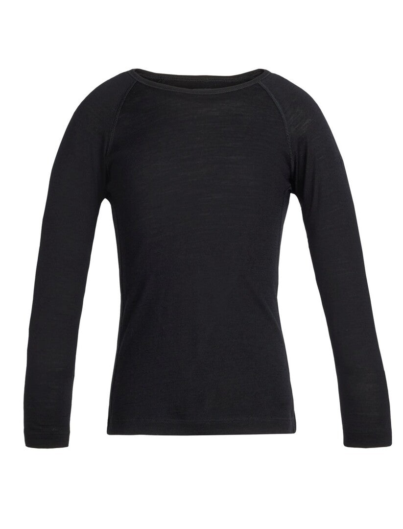 Icebreaker Kids 200 Oasis LS Crewe - black 104