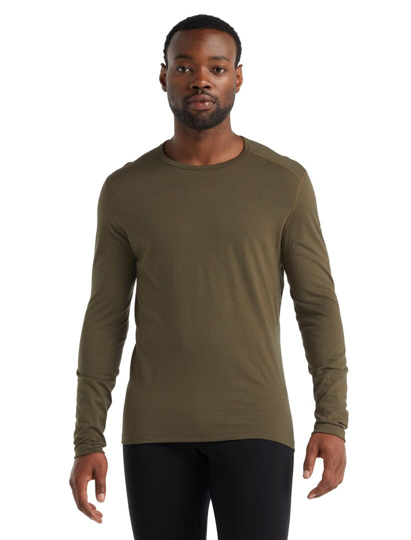 Icebreaker Men 200 Oasis LS Crewe - loden S