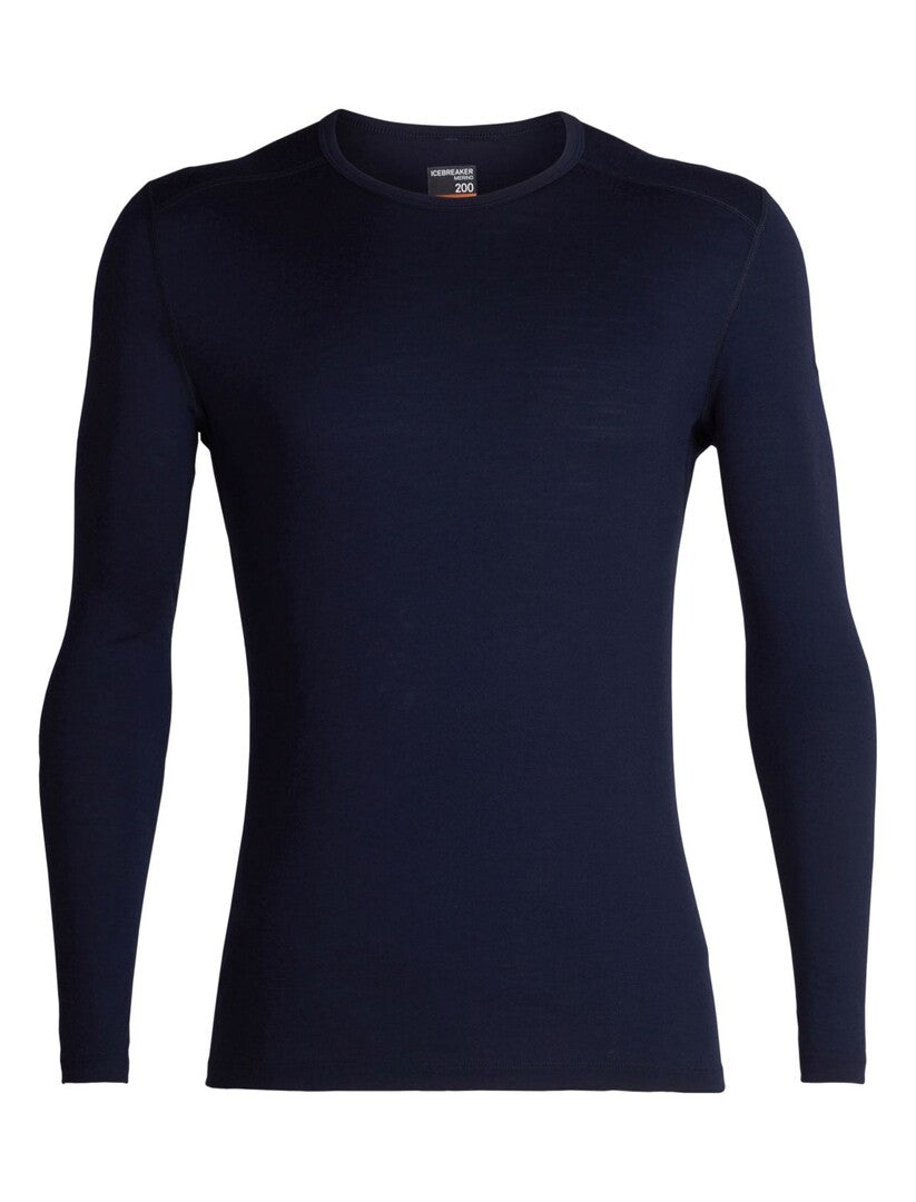 Icebreaker Men 200 Oasis LS Crewe - midnight navy XL