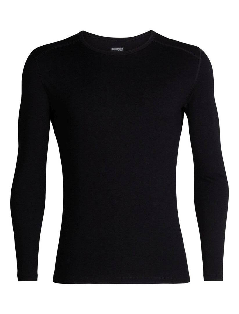 Icebreaker Men 260 Tech LS Crewe - black S