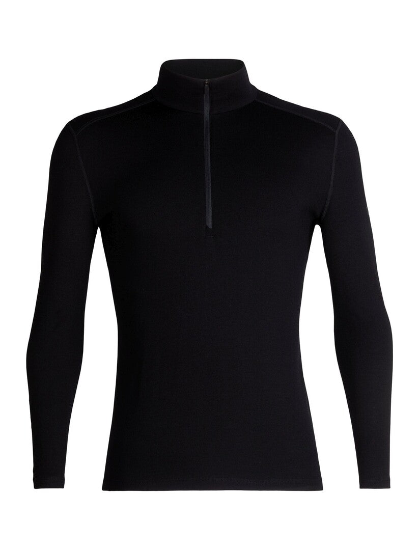 Icebreaker Men 260 Tech LS Half Zip - black XL
