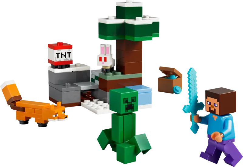 LEGO Minecraft Steves Abenteuer in der Taiga 21583