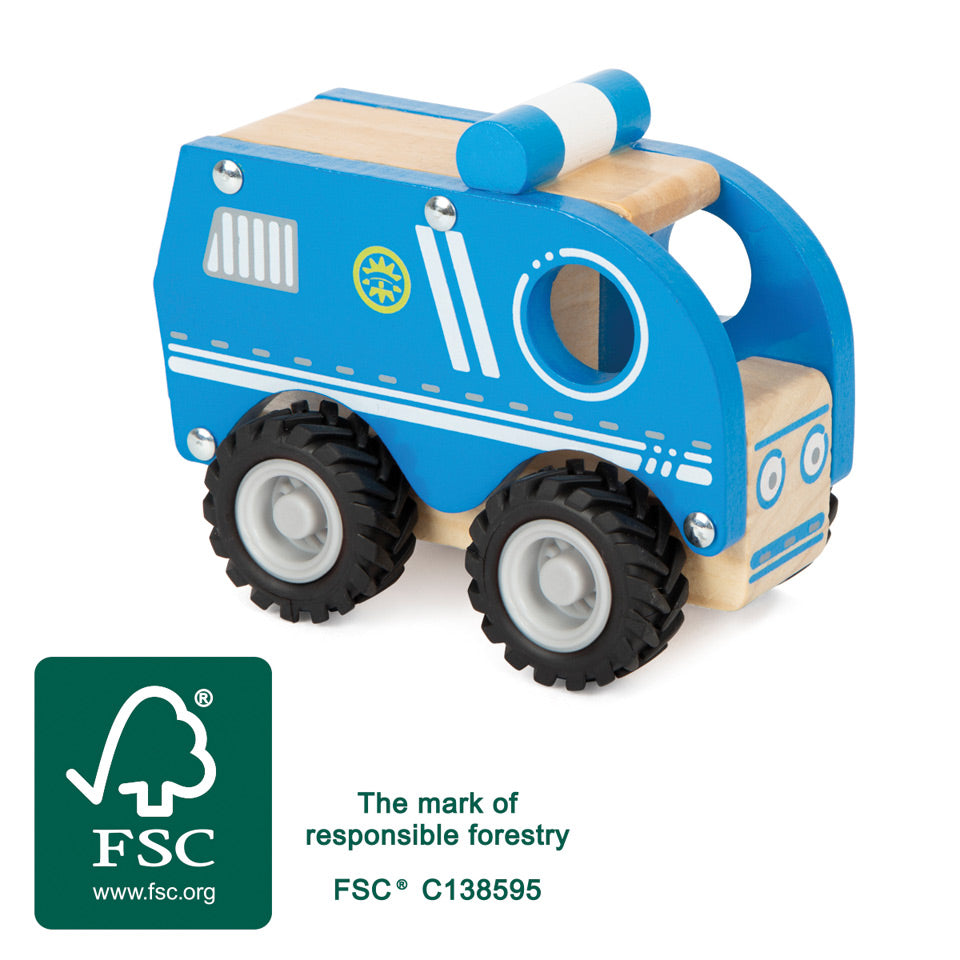 small foot Polizeifahrzeug FSC