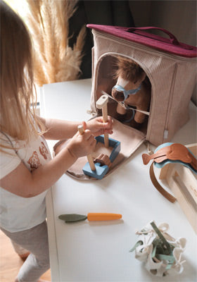 small foot Spielset Pferd mit Stall und Zubehör in der Tasche