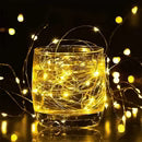 I AM CREATIVELED Draht Lichterkette Beleuchtung 8 Modi - Warmweiss, 5m