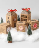 I AM CREATIVE Adventskalender Dorf, 49 tlg.