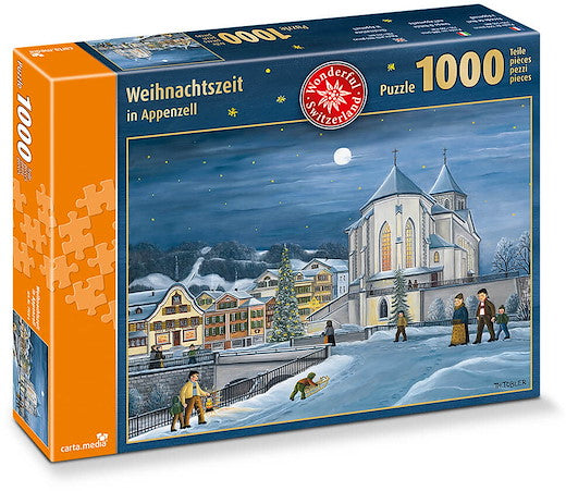 Carta.Media Weihnachtszeit in Appenzell - Puzzle [1000 Teile]