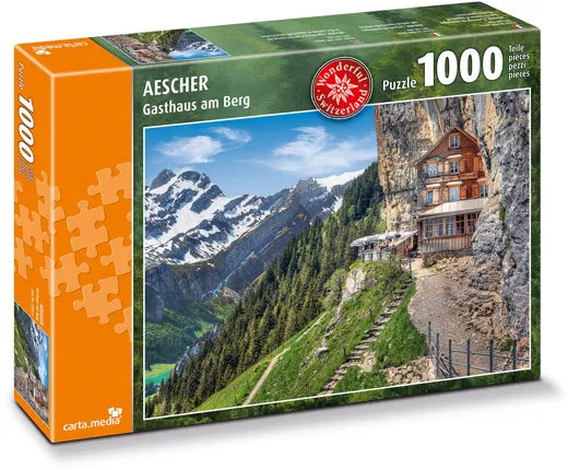Carta.Media Aescher Gasthaus am Berg - Puzzle [1000 Teile]