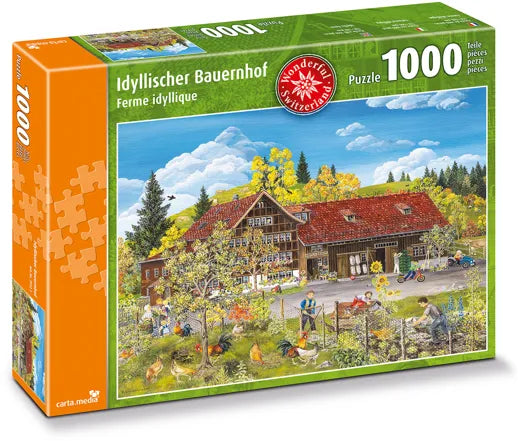 Carta.Media Idyllischer Bauernhof - Puzzle [1000 Teile]