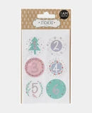 I Am Creative Adventskalendersticker, pastell