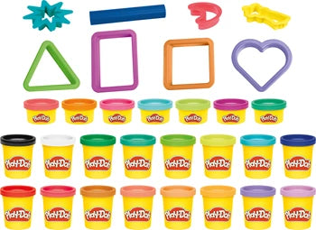 Play-Doh Geschenkset 23 Dosen Knete, Formen, Zubehör, ab 3 Jahren