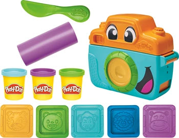 Play-Doh Fotokamera 3 Dosen Knete, Fotoapparat, Zubehör, ab 2 Jahren