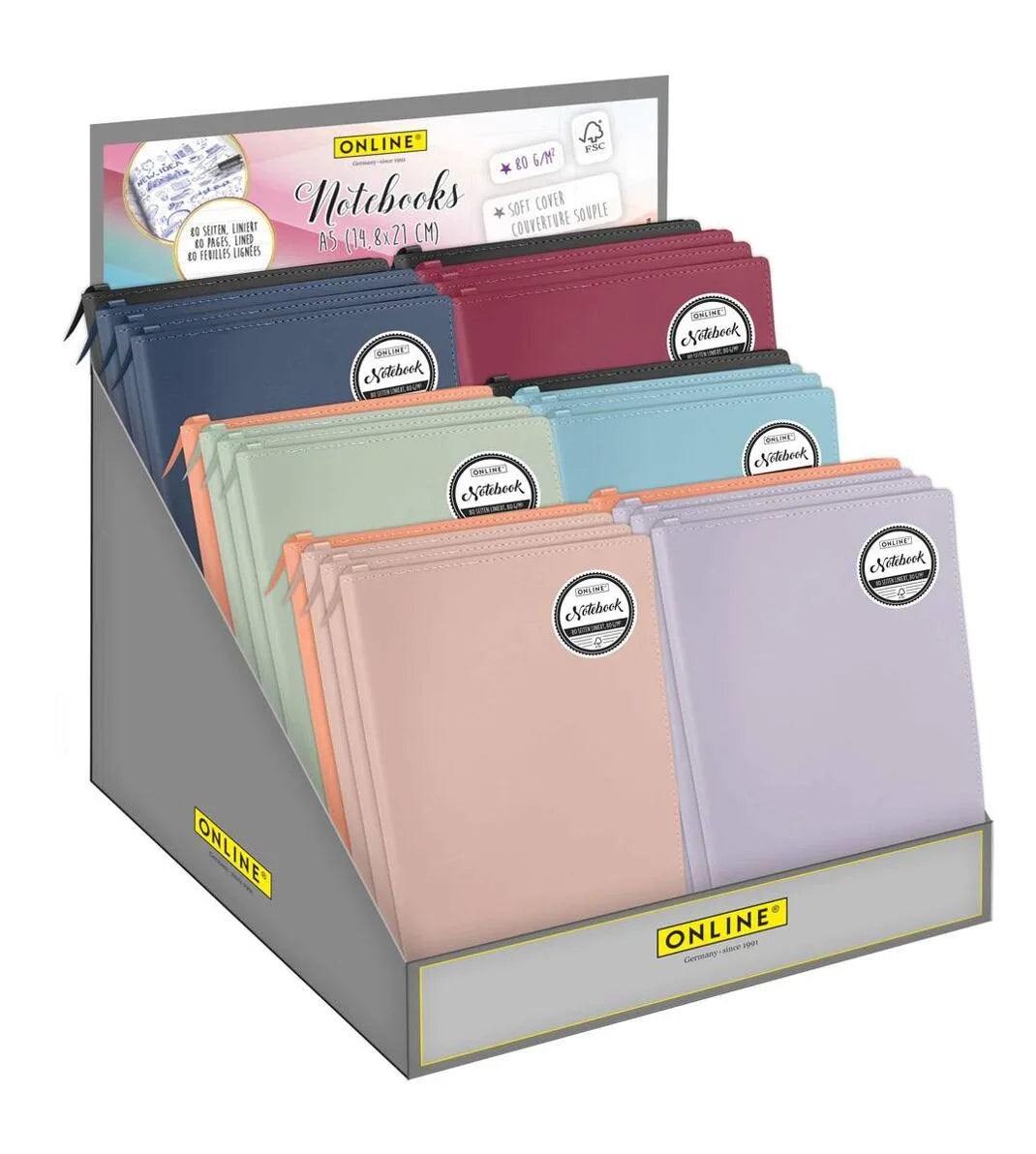 ONLINE Notebook Soft Cover DIN A5 Turquoise
