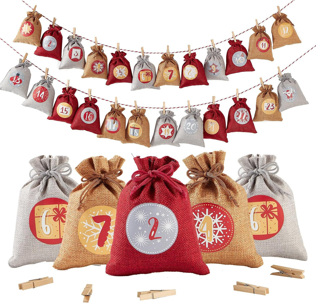 Miuezuth Adventskalender zum Befüllen