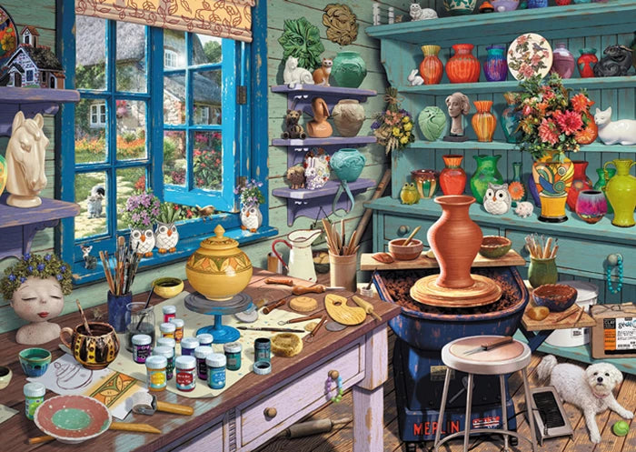 Schmidt Secret Puzzle: Künstler-Atelier 1000 Teile