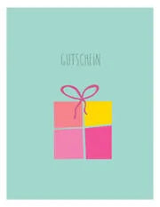 Postkarte Gutschein