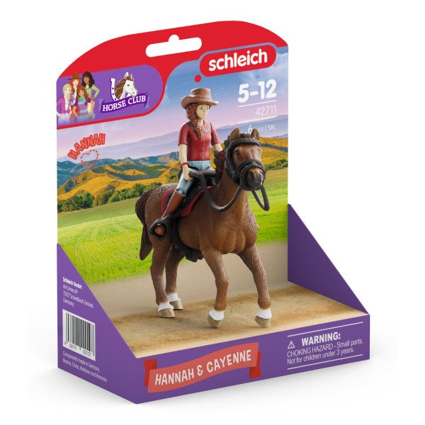 Schleich HORSE CLUB Hannah & Cayenne