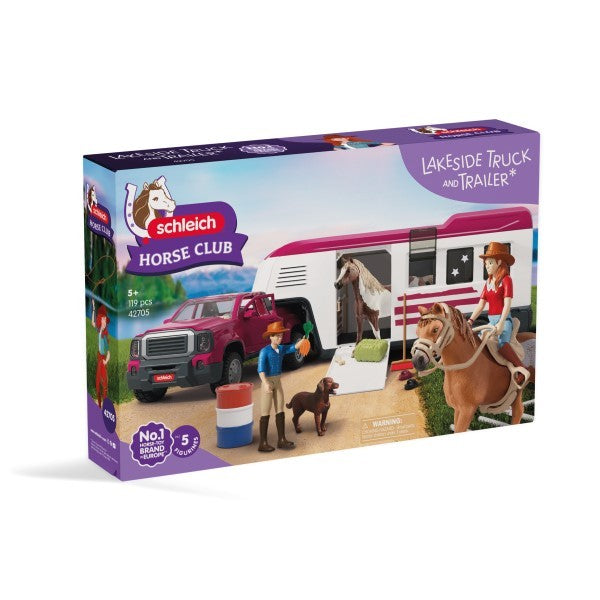 Schleich Pick-up mit grossem Pferdeanhae