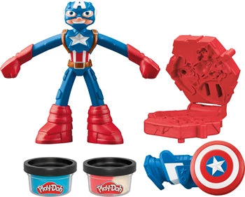 Play-Doh Captain America Stempel-Schild