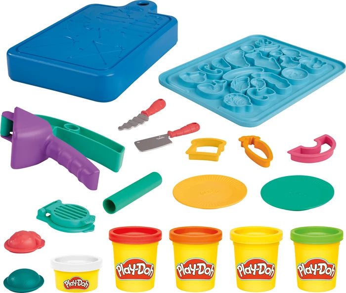 Play Doh Kleiner Chefkoch Starter-Set, 5 Dosen Knete