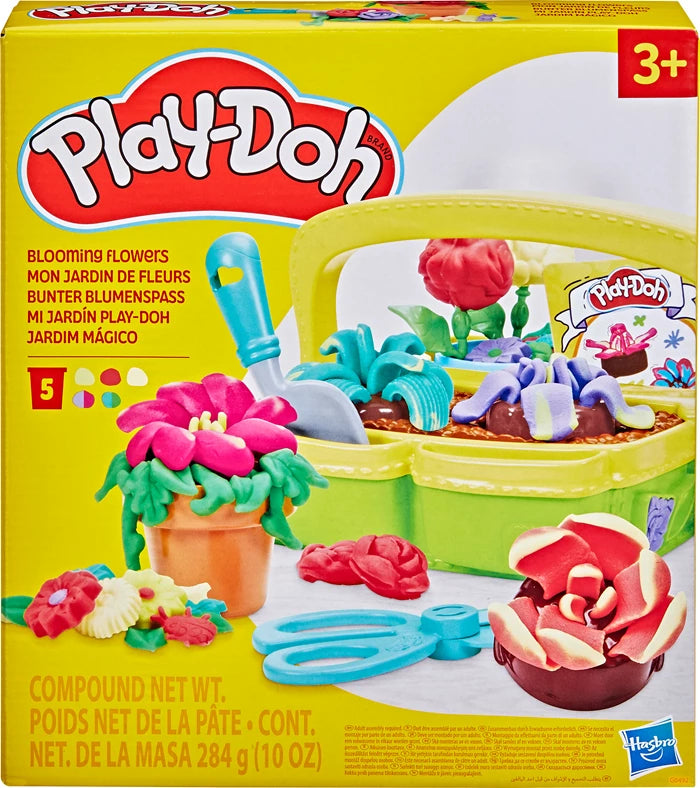 Play-Doh Blumenspass 5 Dosen Knete, Blumentöpfe