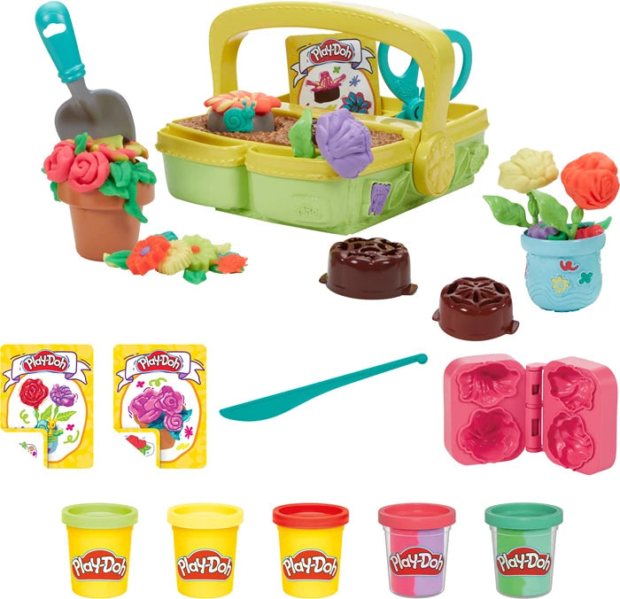Play-Doh Blumenspass 5 Dosen Knete, Blumentöpfe
