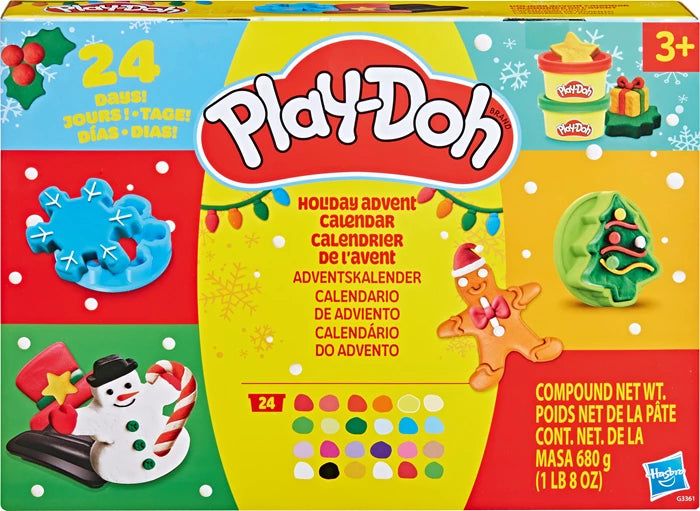 Adventskalender Play-Doh 2026 24 Dosen Knete