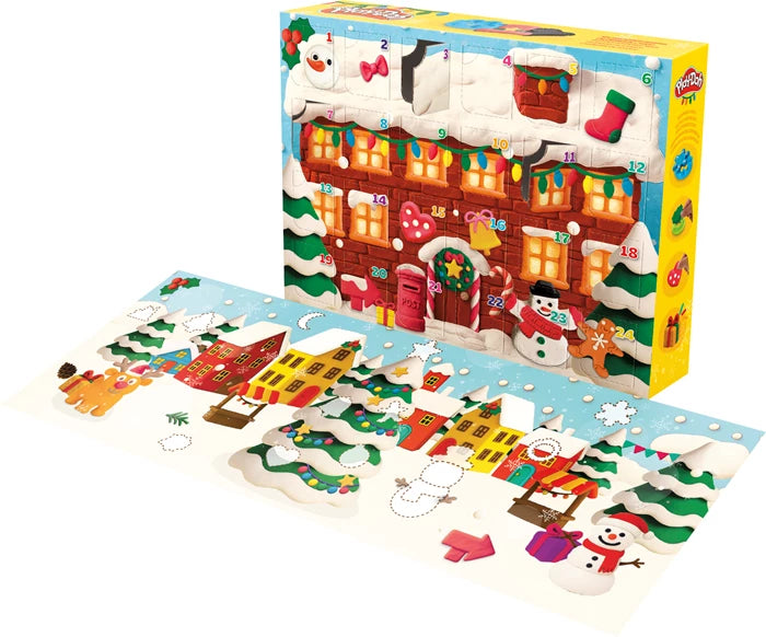 Adventskalender Play-Doh 2026 24 Dosen Knete