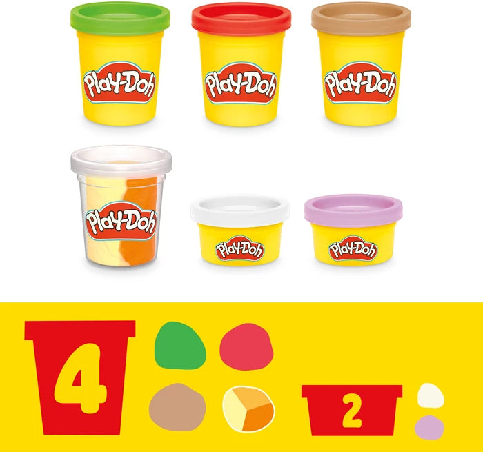 Play-Doh Pizzabäckerei 5 Dosen Knete und viel Zubehör