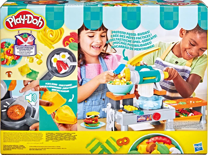 Play-Doh Brutzelspass-Küche 6 Dosen Knete, Küchenmaschine