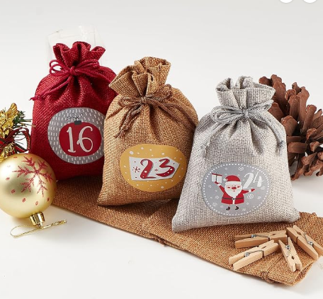 Papierdrachen Adventskalender zum selber befüllen