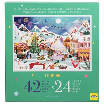 Piatnik Peliko Puzzle Adventskalender 1008 Teile