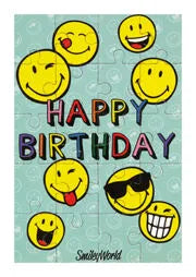 Geburtstag Puzzle "Smiley"