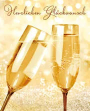 Postkarte Emotion Mini gold