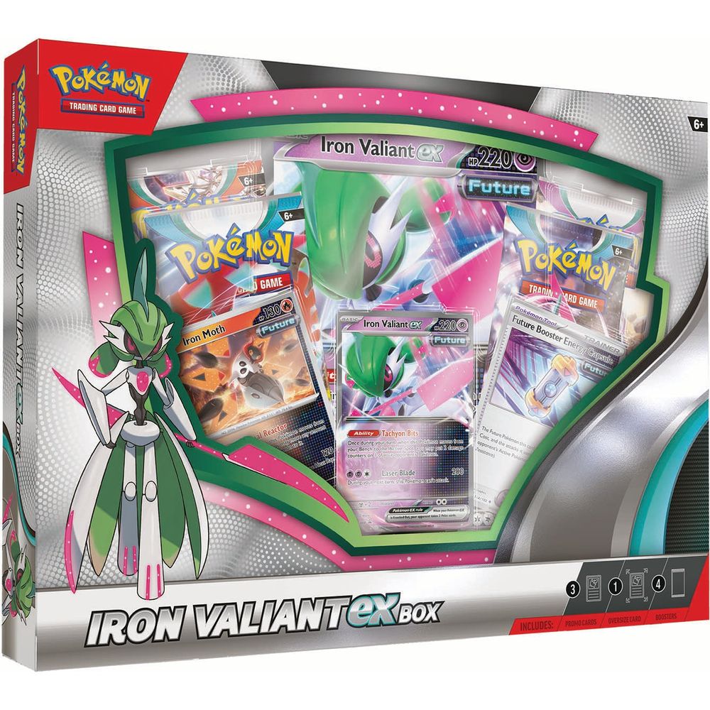 Pokémon-EN Iron Valiant/Roaring Moon ex Box