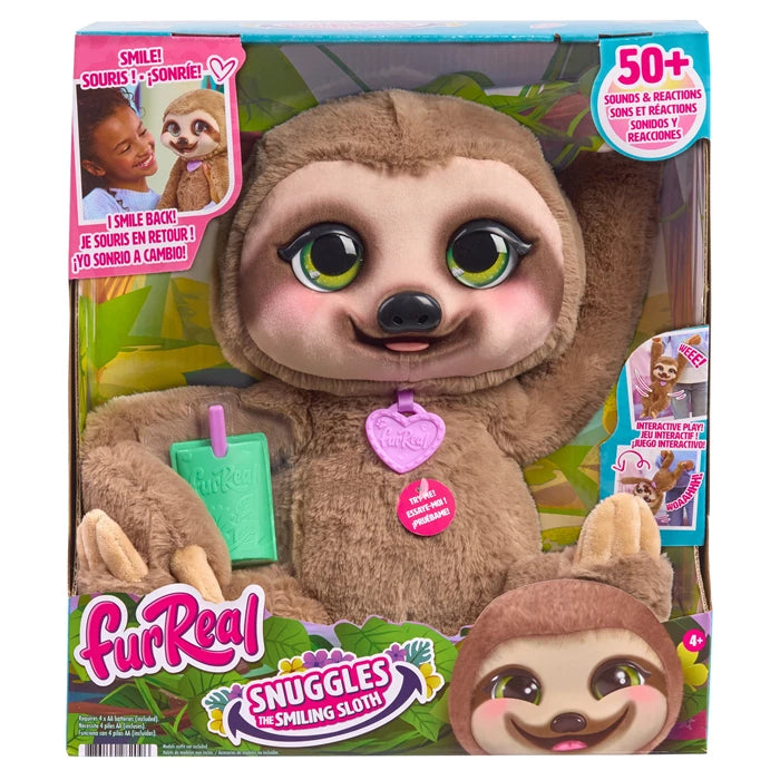 FurReal Snuggles Smiling Sloth mit Bewegungs- und Soundfunktion