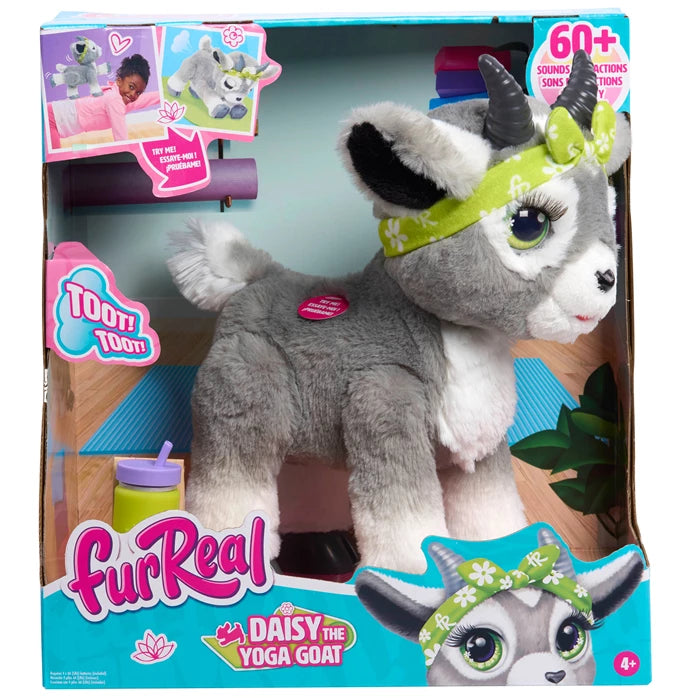 FurReal Daisy Yoga-Ziege mit Bewegungs- und Soundfunktion