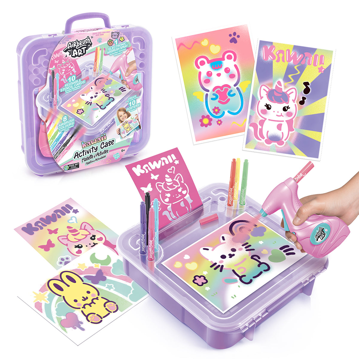 Canal Toys Airbrush Art Activity Case