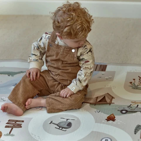 Little Dutch Auto-Spielteppich FSC - Safari Friends