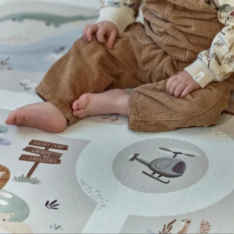 Little Dutch Auto-Spielteppich FSC - Safari Friends